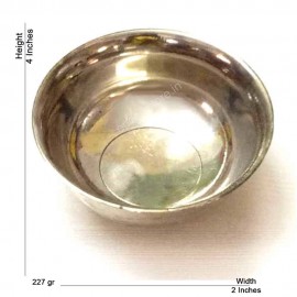 Copper Gaumukhi Kamandalam with Brass Bowl (Achamana patra) 