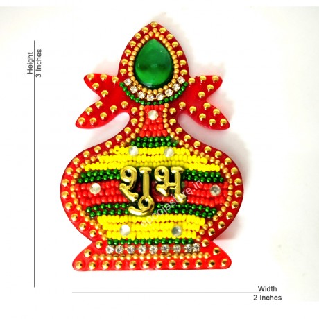 Shubh Labh Stickers Pair for Door Decoration