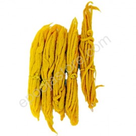 Yellow Cotton Wicks (Pasupu Vattulu) (10 Packs)