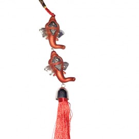 Ganesha Car Hanging (Red)