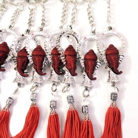 Ganesha Key Chain (Red)