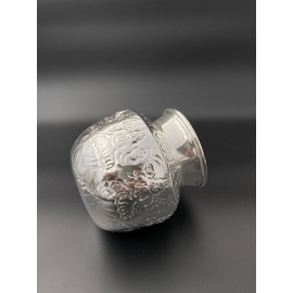 Pure Copper, Silver ASHTALAKSHMI Kalash,Pooja LOTA Silver Coating Copper Pooja LOTA Size-10