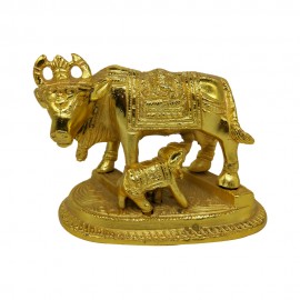 Cow & Calf (Kamdhenu) (Brass)