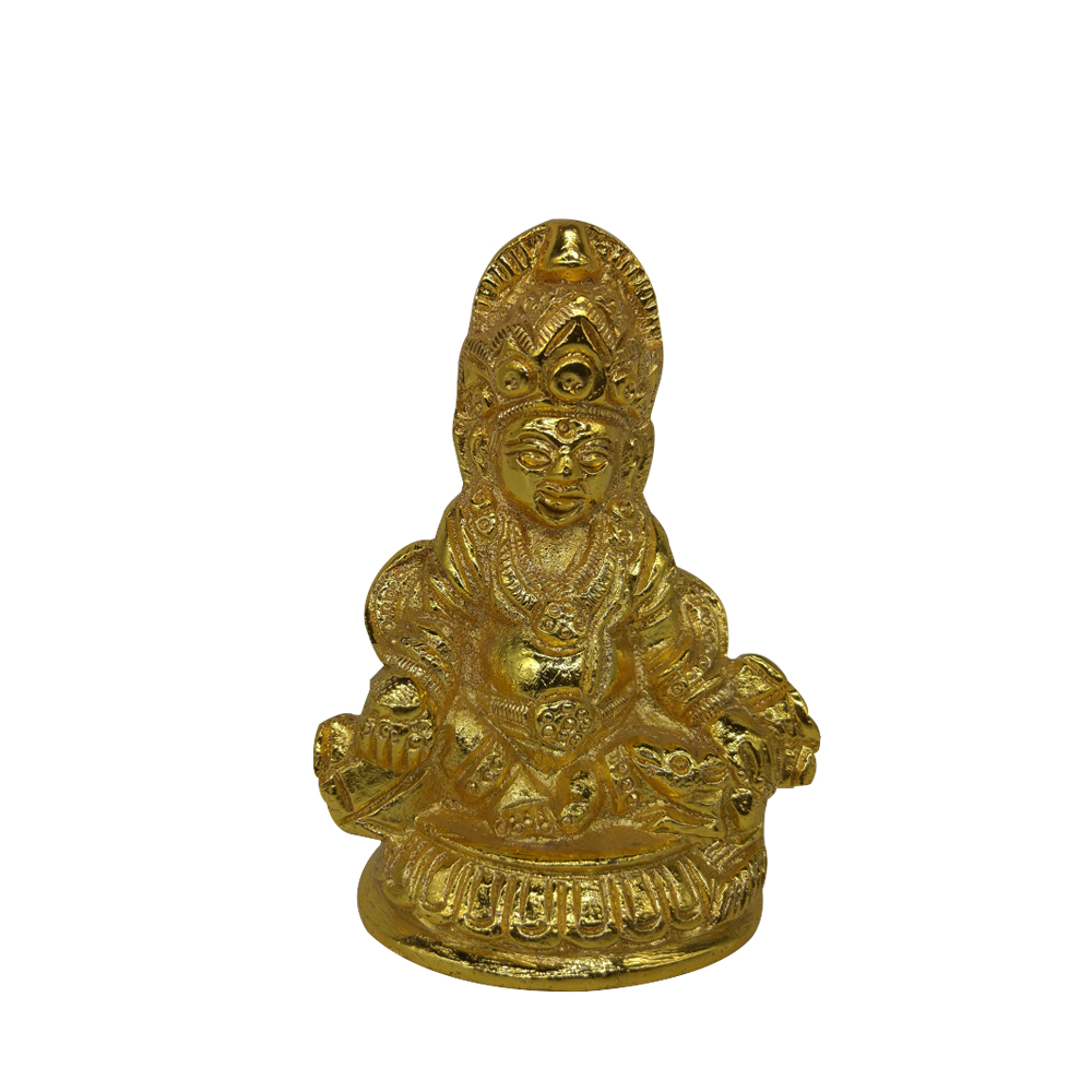 Lord Kubera Brass Idol - Big