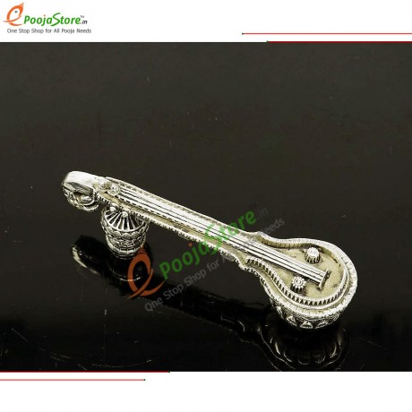 Pure Antique Silver Veena 