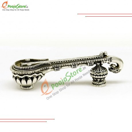 Pure Antique Silver Veena 