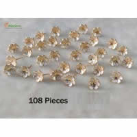 Pure Silver Flowers 108 Pieces