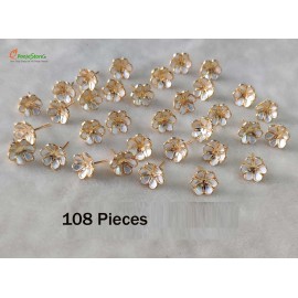 Pure Silver Flowers 108 Pieces