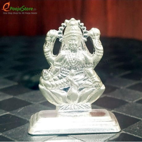Pure Silver Mahalakshmi Idol (Prathima)