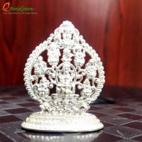 Pure Silver Ashtalakshmi idol / Prathima With Makarathoranam
